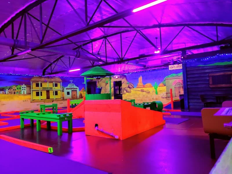 Miner 49er Blacklight Mini Golf