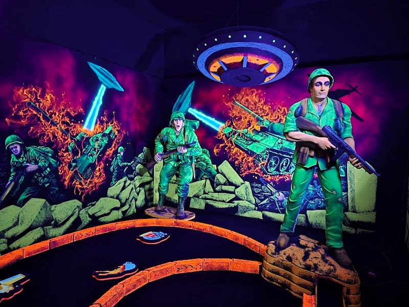 Mothman Blacklight Mini-Golf